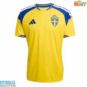 Billiga Sverige Hemmatröja VM 2026 Kortärmad